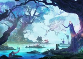 神话故事绘画、神话故事绘画图