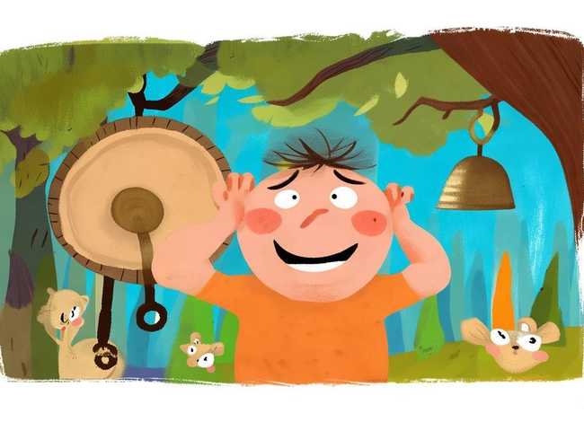 儿童故事掩耳盗铃图片；幼儿掩耳盗铃的小故事