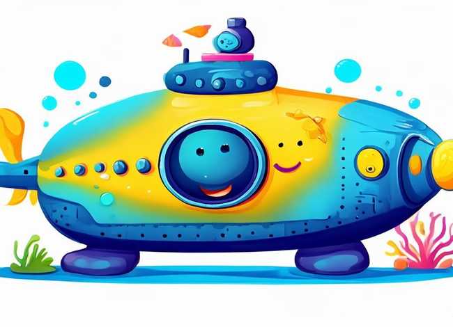潜水艇儿童画作品、潜水艇儿童画作品图片 潜水艇儿童画作品、潜水艇儿童画作品图片