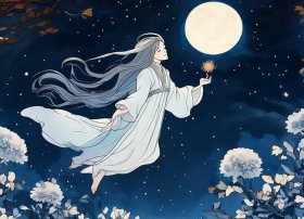 神话故事嫦娥奔月怎么画简单漂亮、神话故事嫦娥奔月怎么画简单漂亮图片