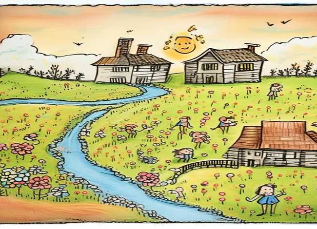 简单的简笔画小故事（简单的简笔画小故事图片）