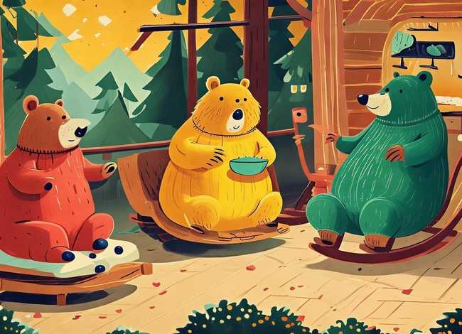 三只熊的故事绘本；三只熊的故事绘本教案