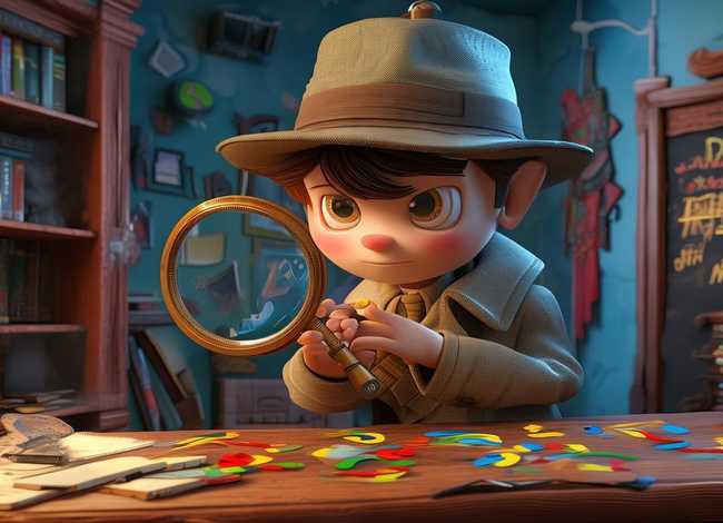 侦探故事儿童动画片 - 侦探的故事 动画片