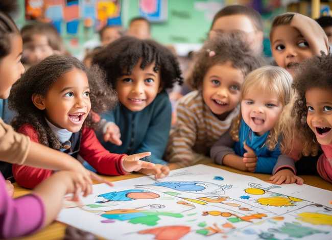 大班儿童看图讲故事，幼儿大班语言看图讲故事教案