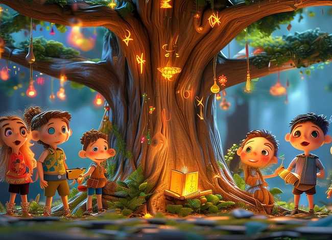 儿童故事配画面 - 幼儿故事配画