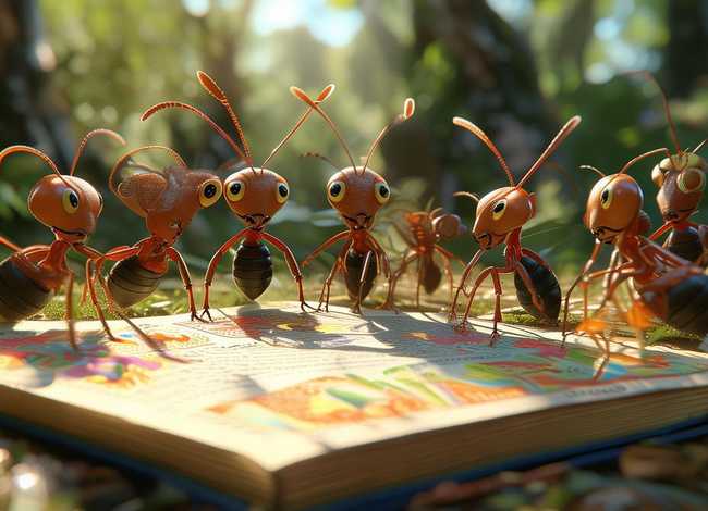 蚂蚁的故事 绘本（蚂蚁的故事绘本讲的什么意思）