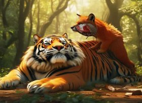 狐假虎威故事动画；狐假虎威故事动画片