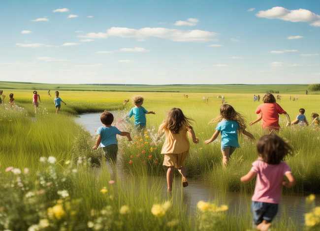 儿童大草原上的故事 大草原上的故事作文