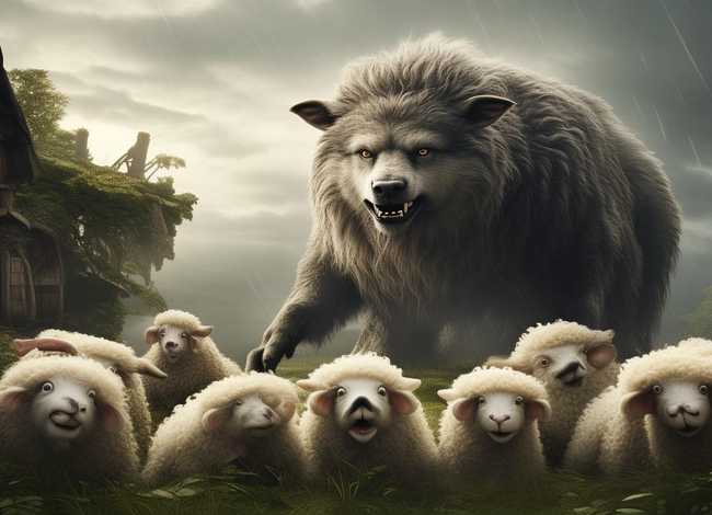 小羊和大灰狼的故事视频（七只小羊和大灰狼的故事视频）