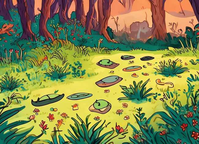 看脚印编故事 - 脚印的绘本故事