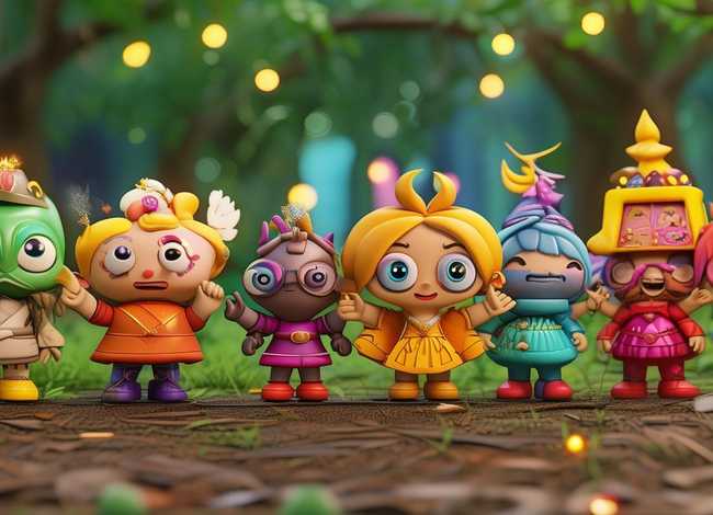 儿童故事里的人物，幼儿故事人物