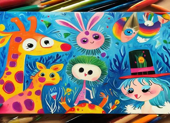 儿童动物画 - 儿童动物画画