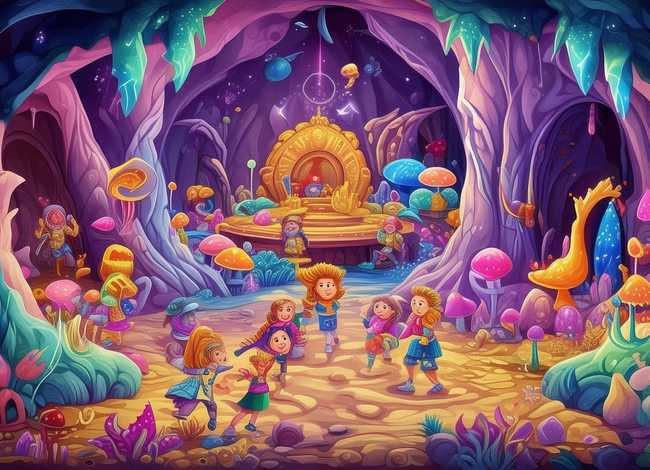 儿童故事地下王国、地下王国的故事
