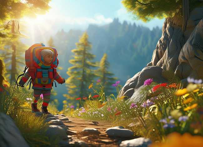 爬山童话小故事，爬山的小故事励志