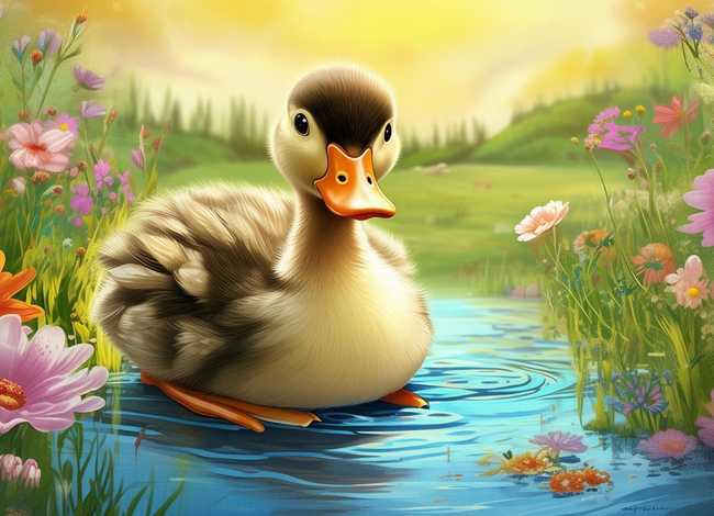 儿童版丑小鸭故事正版、幼儿版丑小鸭的故事