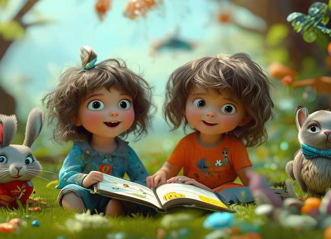 儿童故事好朋友手绘 好朋友幼儿故事绘本