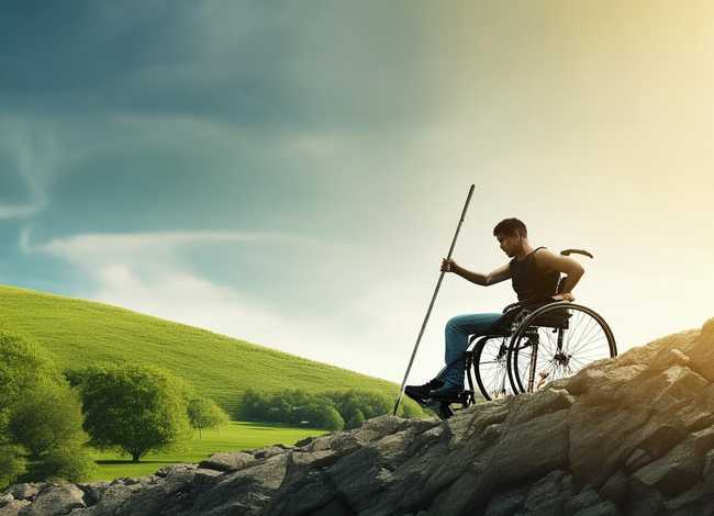 关于残疾人的励志故事简短、关于残疾人的励志故事简短一点