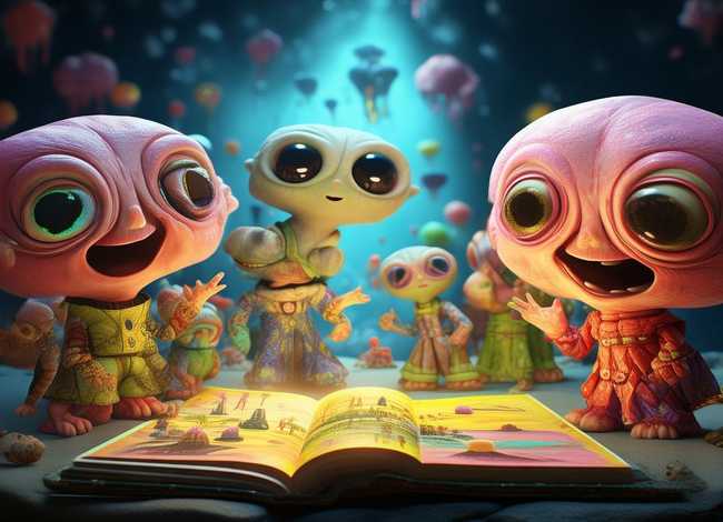 外星人的儿童故事书，外星人的幼儿故事
