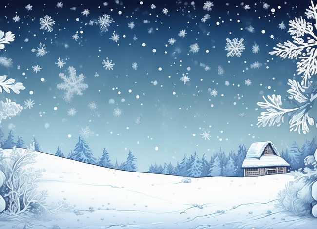 雪花的故事绘本图片，雪花的故事绘本图片简笔画