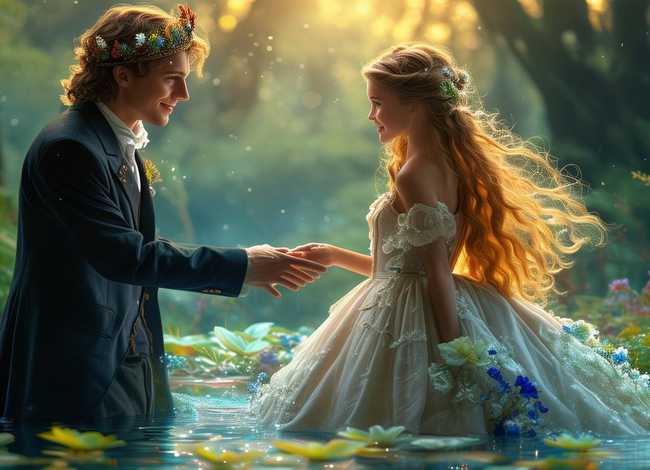 儿童童话故事青蛙公主与王子 - 童话故事青蛙王子和公主