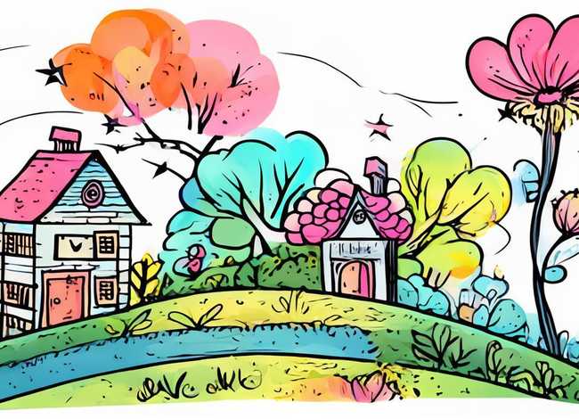 童话故事插图简笔画，童话故事插图简笔画图片