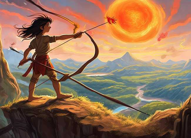 后羿射日儿童故事演讲ppt、幼儿讲故事后羿射日 后羿射日儿童故事演讲ppt、幼儿讲故事后羿射日