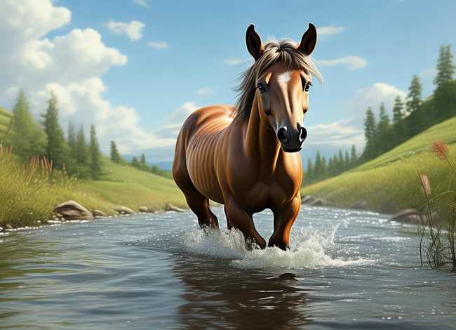 小马过河,故事、小马过河故事图片