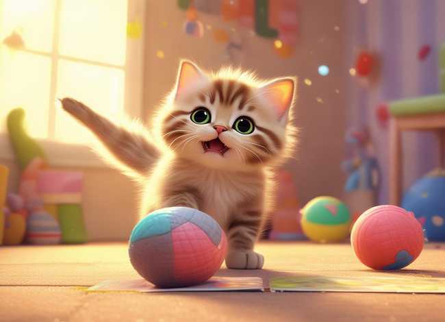 《调皮的小猫咪》儿童故事，调皮的小猫咪幼儿故事