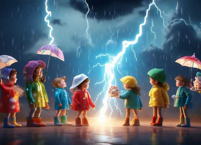 有关打雷的儿童故事、关于打雷的有趣故事