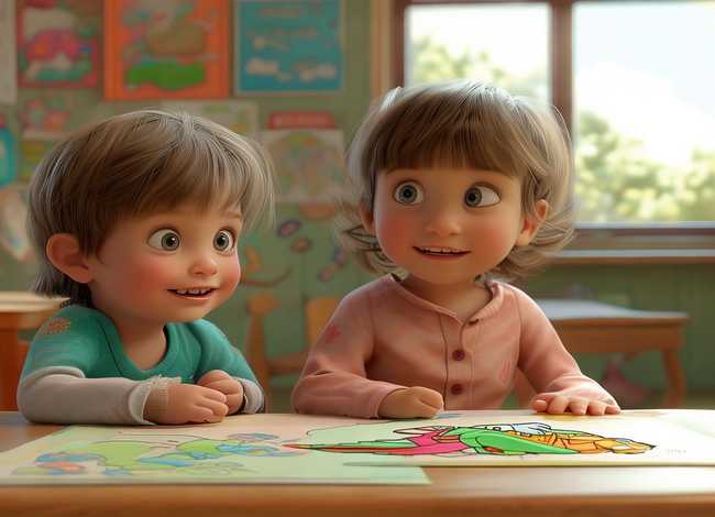 同桌好朋友儿童故事 同桌好朋友看图写话 同桌好朋友儿童故事 同桌好朋友看图写话