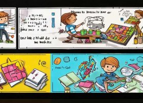 故事连环画四幅图 数学故事连环画四幅图