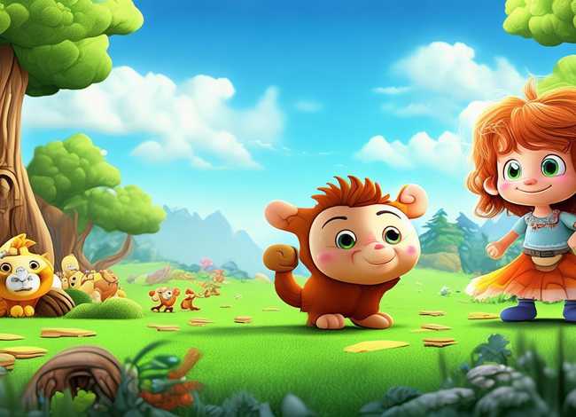 儿童漫画的二分之一与少儿故事；儿童漫画故事大全简单一点