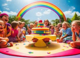 彩虹蛋糕幼儿故事表演 - 彩虹蛋糕幼儿故事表演图片