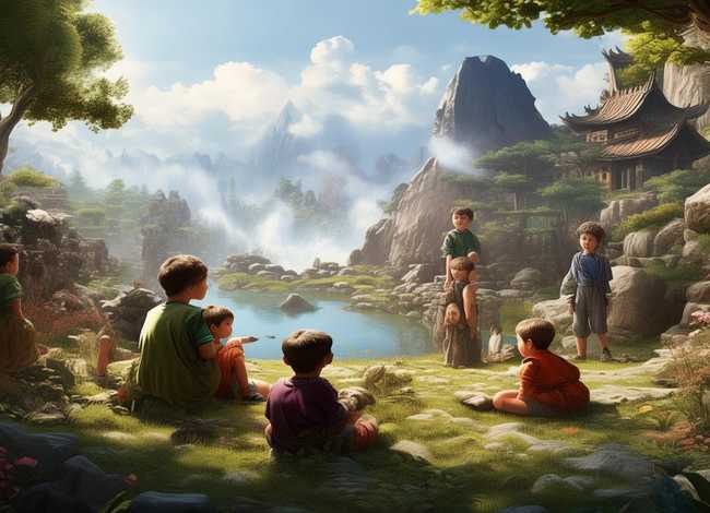 儿童拼音成语故事世外桃源 世外桃源成语故事50字