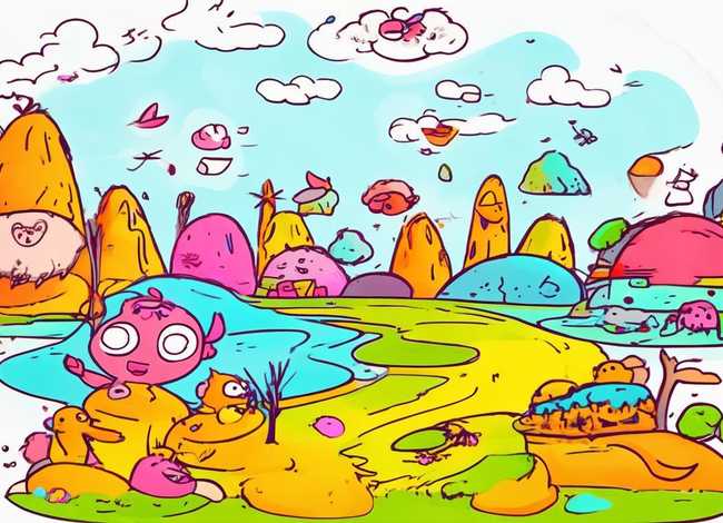 儿童故事简短漫画；幼儿故事漫画简笔画