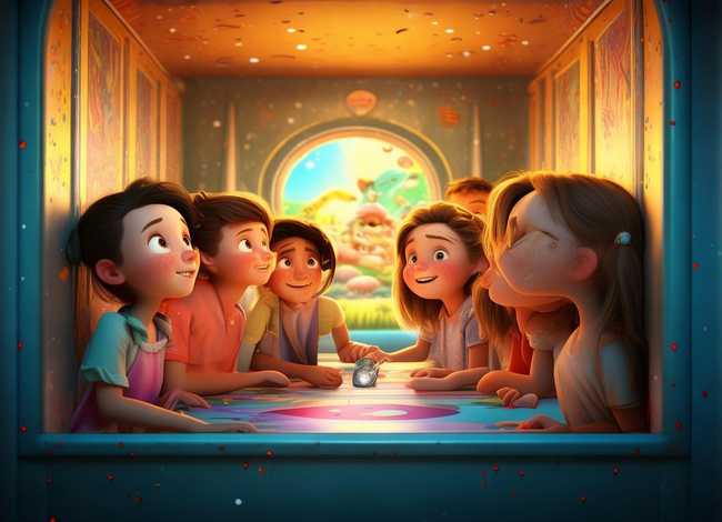 儿童动画故事精选电梯 - 电梯小故事画画