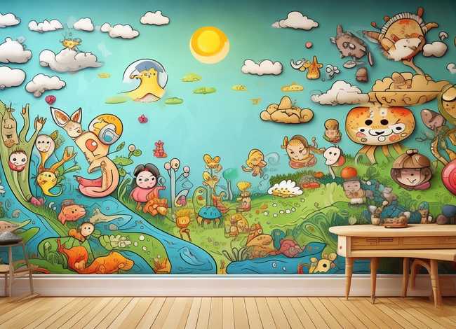 绘本故事背景墙 - 绘本故事背景墙图片 绘本故事背景墙 - 绘本故事背景墙图片