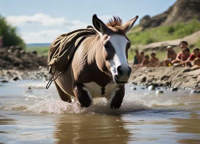 驴子过河的故事450字，驴子过河的故事450字作文