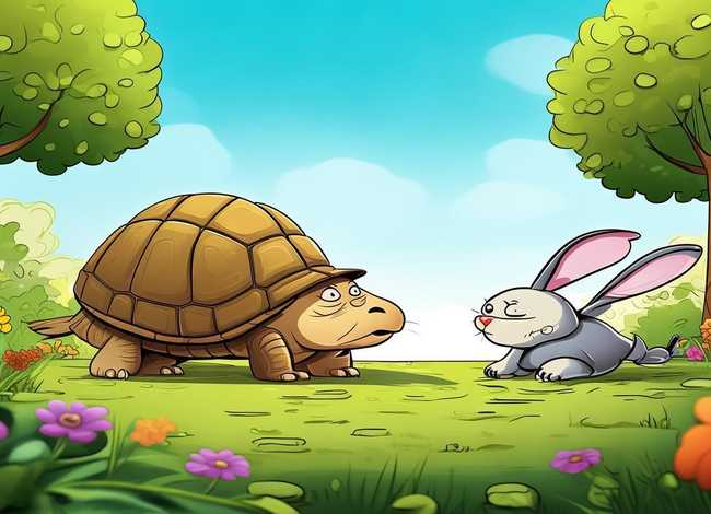 儿童经典故事龟兔赛跑动画视频（幼儿龟兔赛跑故事视频）