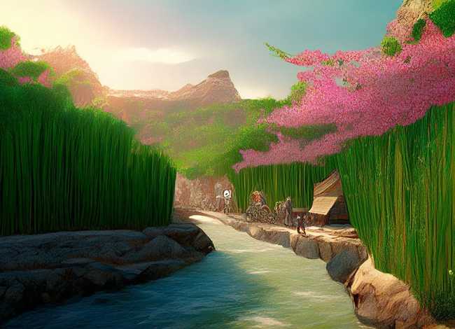 《桃花源的故事》（《桃花源的故事》绘本读后感）