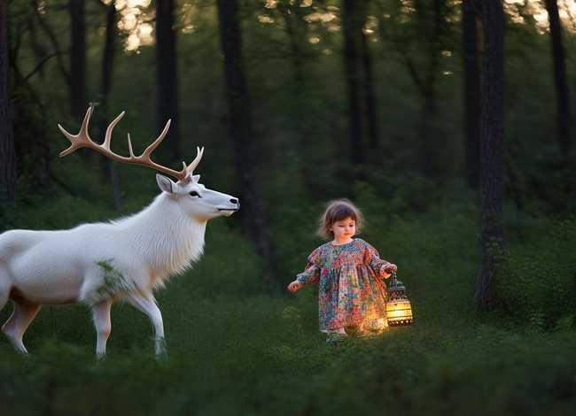 梅花鹿的故事儿童版300字、梅花鹿故事作文300字