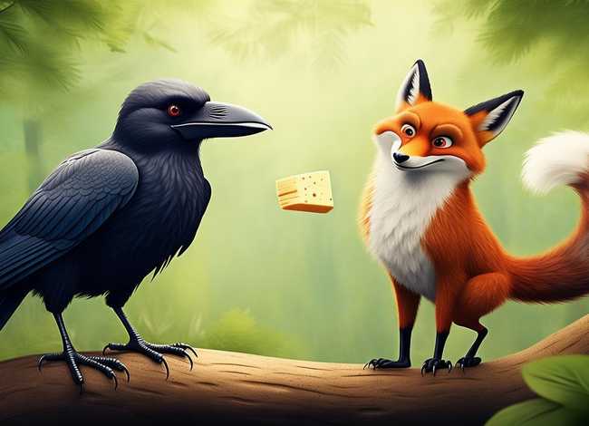 亲子故事乌鸦和狐狸的故事、亲子故事乌鸦和狐狸的故事内容