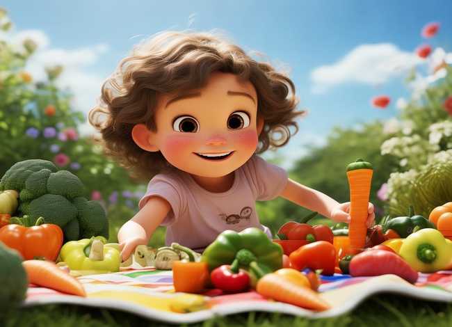 爱吃蔬菜的小朋友儿童故事；让小朋友吃蔬菜的小故事