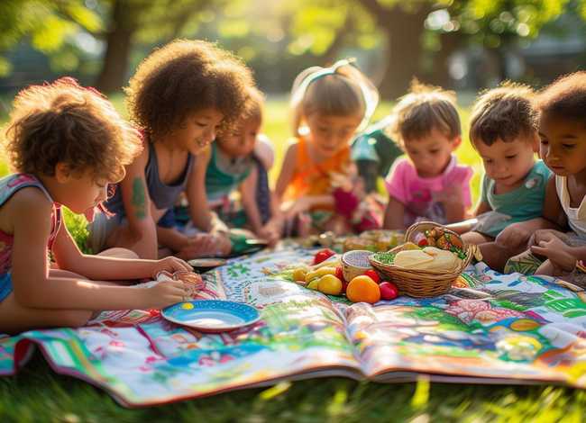野餐故事绘本、野餐的绘本故事