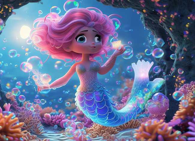 泡泡美人鱼故事、泡泡美人鱼故事视频