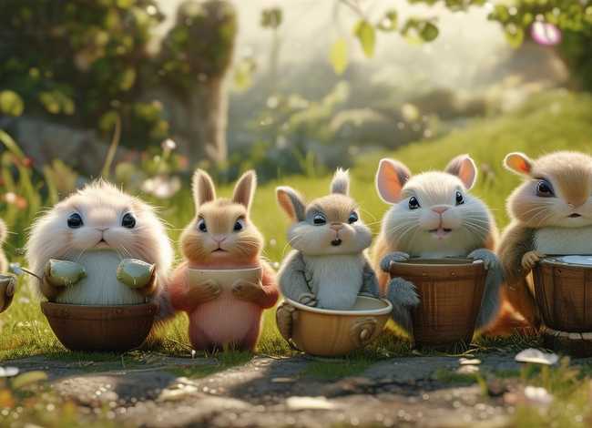 动物排队喝牛奶的儿童故事（小动物排队的幼儿故事）