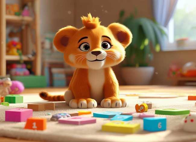 儿童故事小狮子学数数，儿童睡前故事小狮子学数数