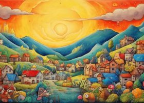 故事涂色，涂色故事绘本