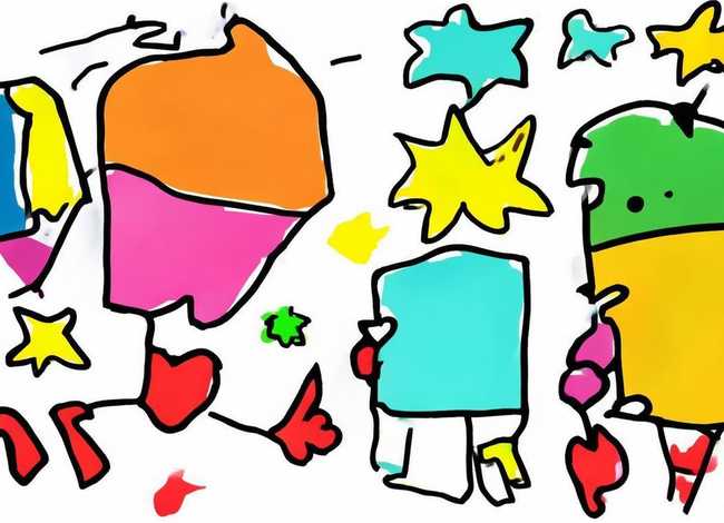 我的朋友儿童画图片、我的朋友儿童画图片简单