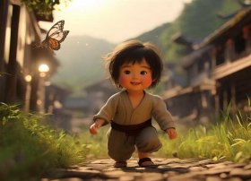 老子儿童故事；老子儿时的故事